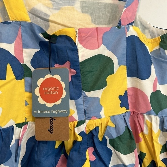 princess highway Blossoms In The Breeze Tiered Midi Dress floral new size 12 - Picture 5 of 8